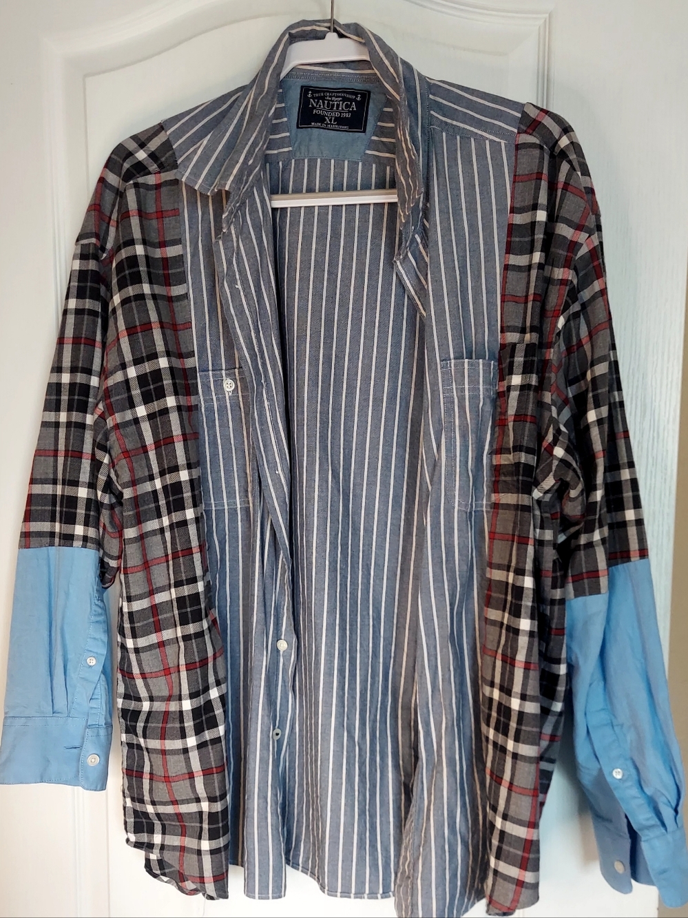 NAUCITA Oversized Button Up  Shirt